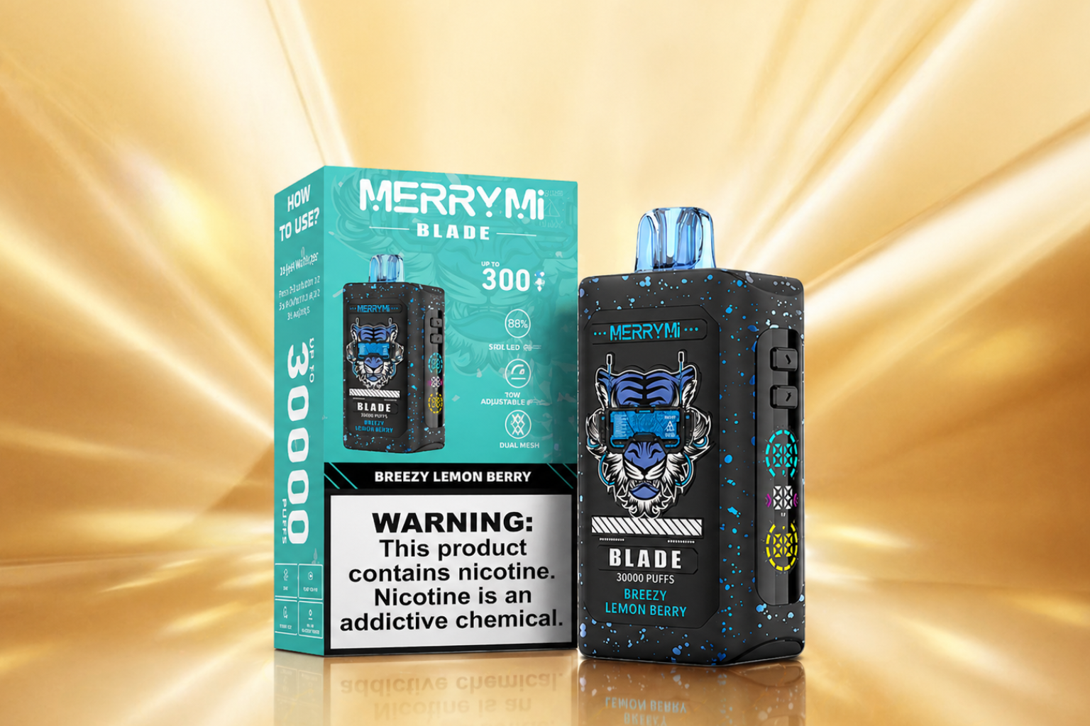 MerryMi Blade 30K - Vape Descartavel Portugal