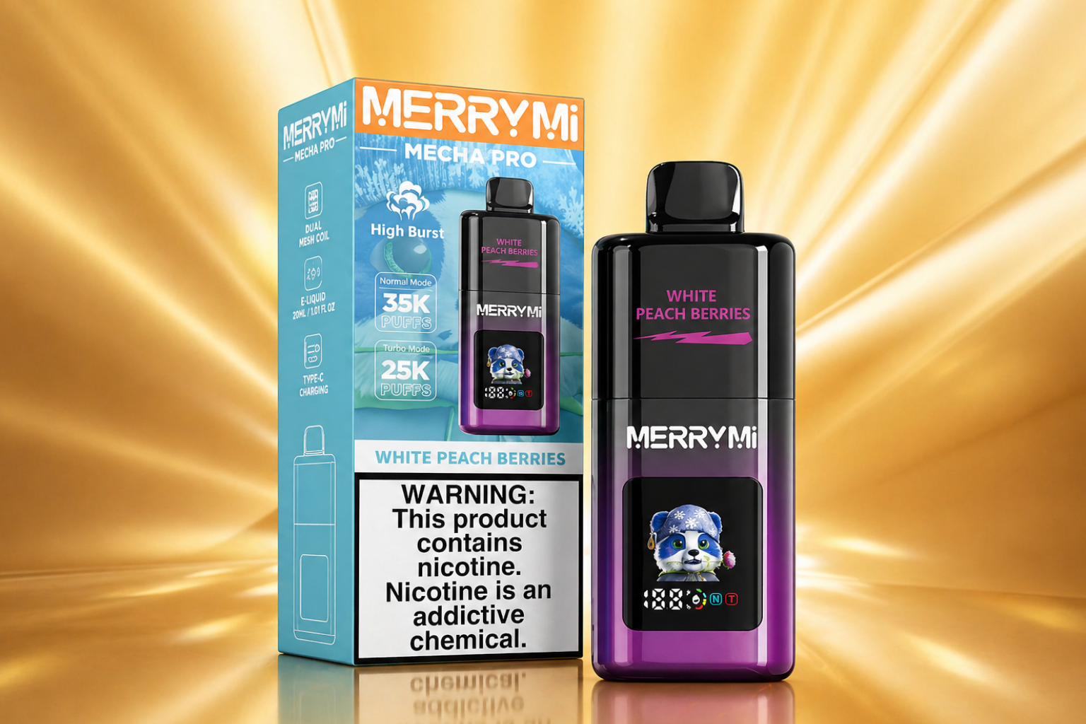 MerryMi Mecha Pro 35K - Vape Descartavel Portugal