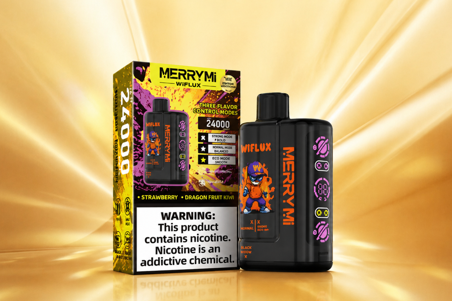 MerryMi WiFlux 24K - Vape Descartavel Portugal